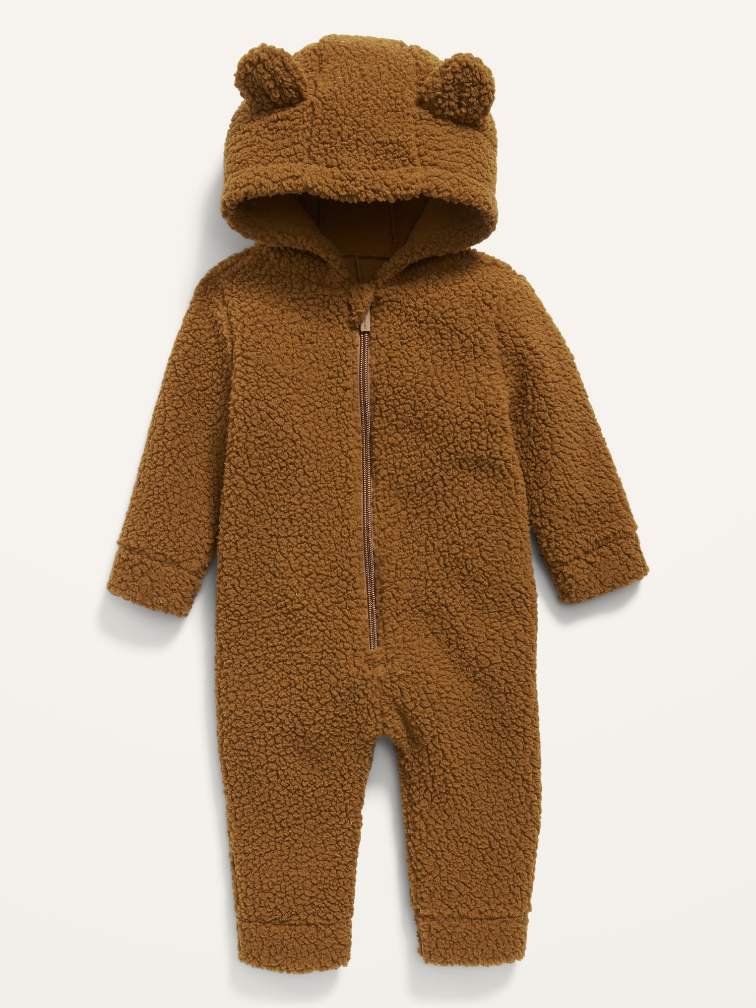 Unisex Bear Critter Sherpa One Piece For Baby Old Navy