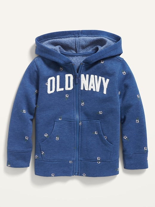 View large product image 1 of 1. Unisex Logo Zip Hoodie for Toddler