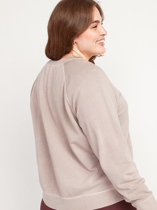 Image number 8 showing, Vintage Logo-Graphic Crew-Neck Sweatshirt for Women