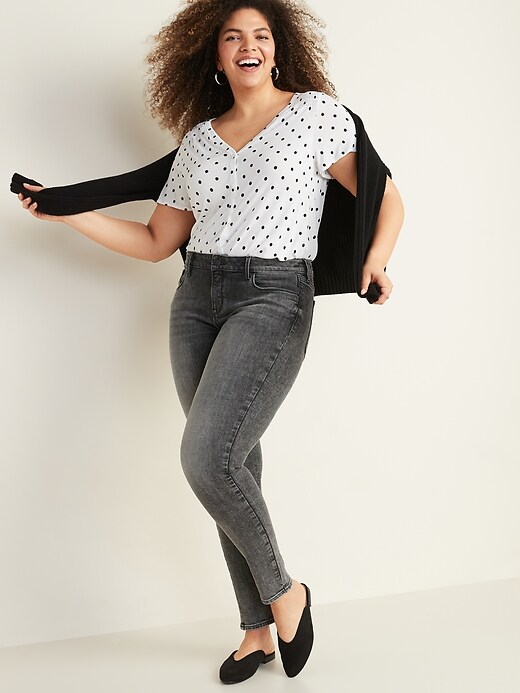 Image number 3 showing, Low-Rise Rockstar Super Skinny Jeans for Women
