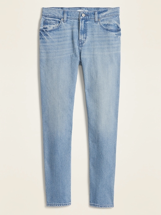 Image number 3 showing, Mid-Rise Boyfriend Straight Jeans for Women