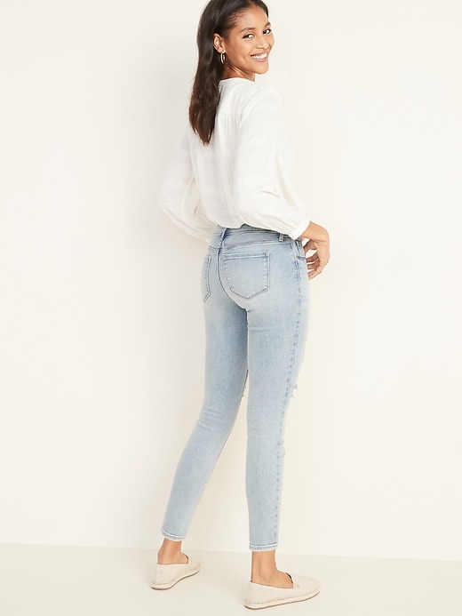 Image number 6 showing, Low-Rise Button-Fly Rockstar Super Skinny Jeans for Women