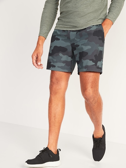 View large product image 1 of 3. StretchTech Go-Dry Shade Jogger Shorts -- 7-inch inseam