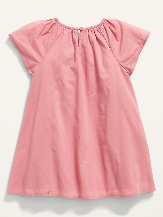 View large product image 2 of 2. Short-Sleeve Smocked Swing Dress for Toddler Girls