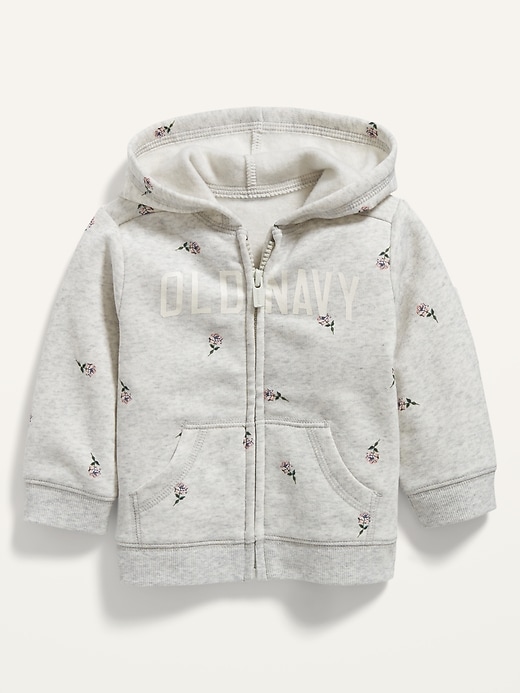 View large product image 1 of 1. Unisex Logo Zip Hoodie for Baby