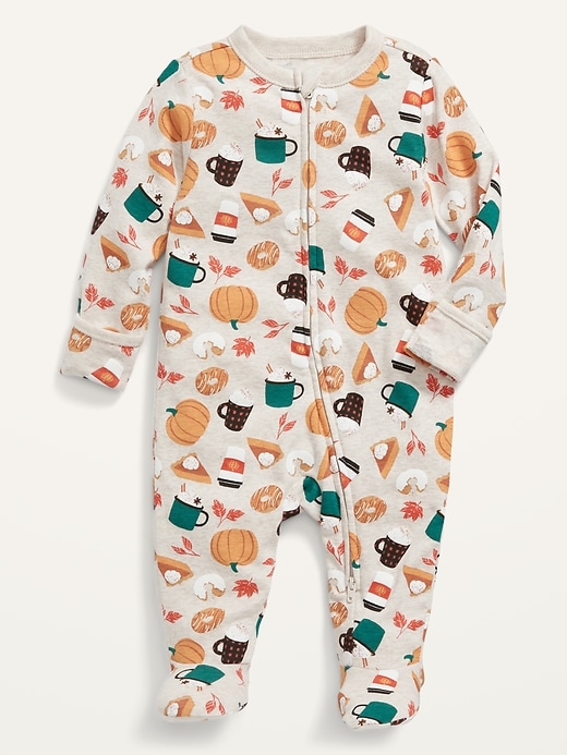 Unisex Matching Printed Sleep & Play Footed One-Piece for Baby | Old Navy