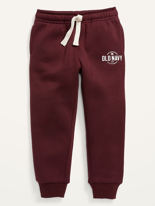 View large product image 1 of 2. Unisex Logo Jogger Sweatpants for Toddler