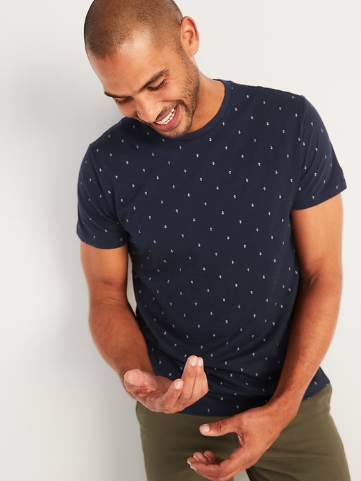 Oldnavy Soft-Washed Printed T-Shirt for Men