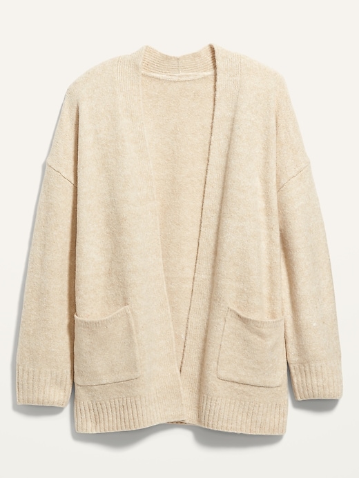 Image number 4 showing, Cozy-Knit Open-Front Cardigan Sweater for Women