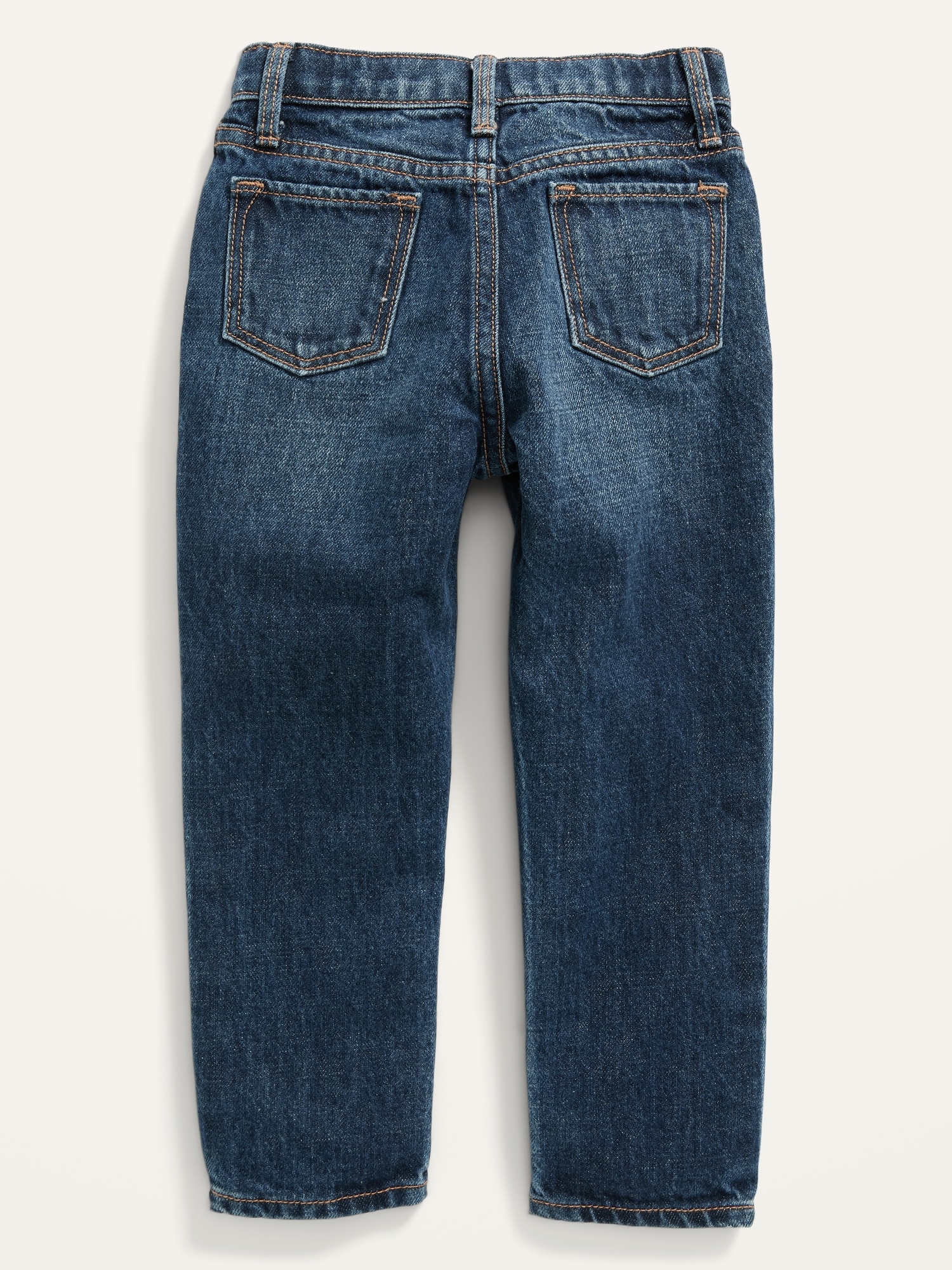 Unisex Slouchy Straight Dark-Wash Jeans for Toddler | Old Navy