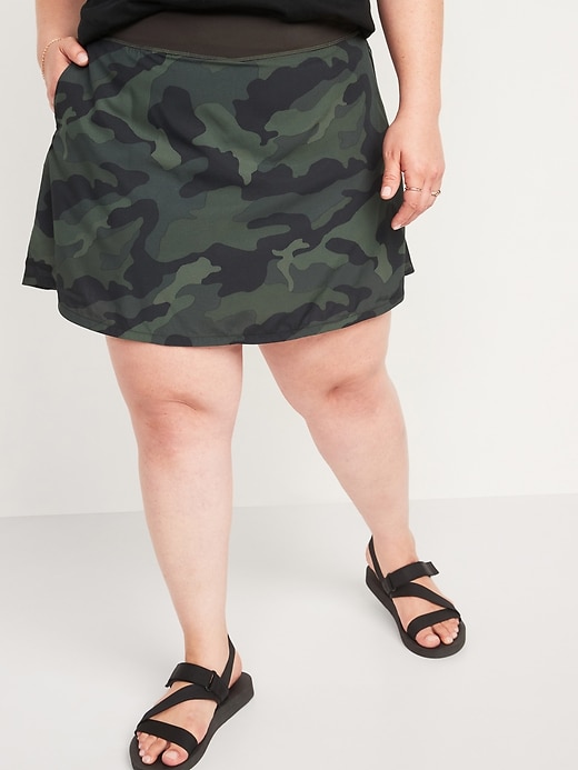 View large product image 1 of 2. High-Waisted StretchTech Plus-Size Skort