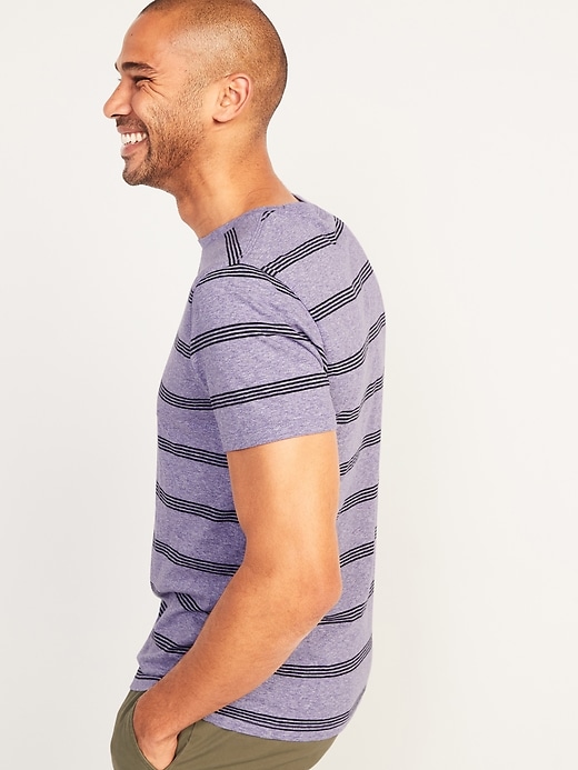 Image number 2 showing, Soft-Washed Striped Crew-Neck T-Shirt
