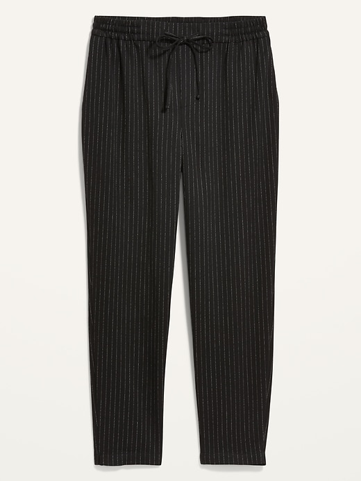 Image number 4 showing, High-Waisted Soft-Brushed Pull-On Ankle Pants for Women