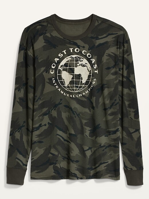 Image number 4 showing, Vintage Camo Graphic Long-Sleeve T-Shirt