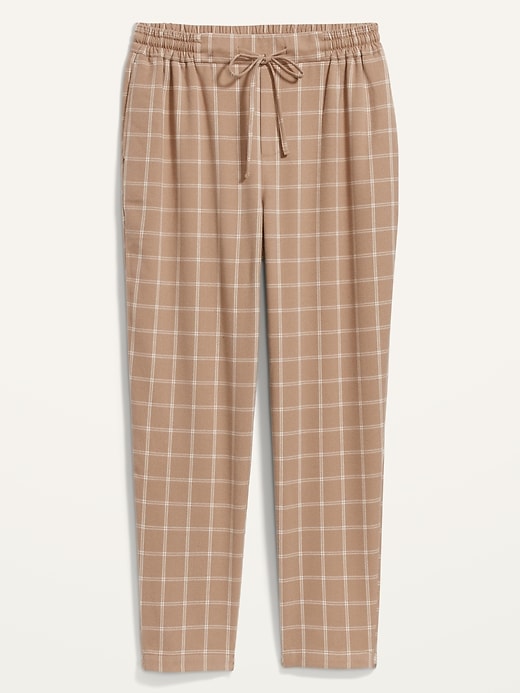 Image number 4 showing, High-Waisted Soft-Brushed Pull-On Ankle Pants for Women