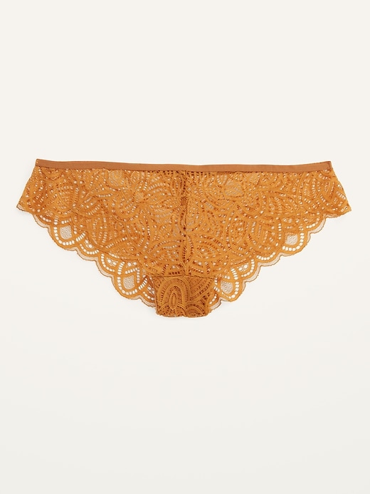 View large product image 1 of 3. Lace Cheeky Thong Underwear