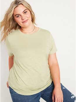 luxe crew neck tee old navy