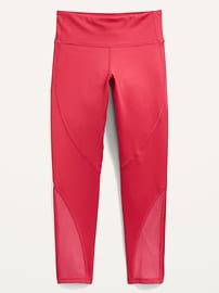 View large product image 3 of 4. Mid-Rise PowerPress 7/8-Length Leggings for Girls