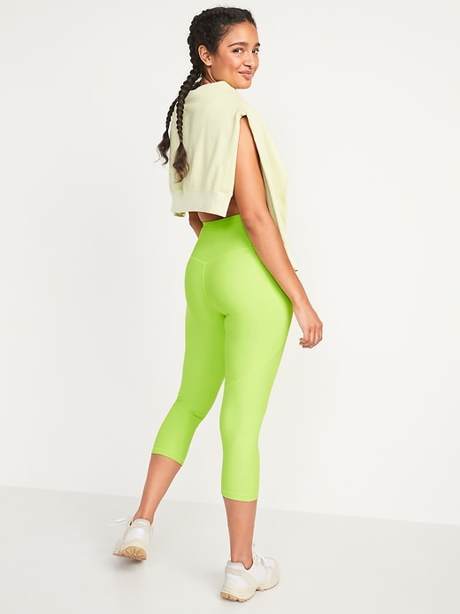 Image number 6 showing, High-Waisted PowerSoft Crop Leggings for Women