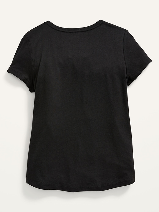View large product image 2 of 2. Softest Crew-Neck T-Shirt for Girls