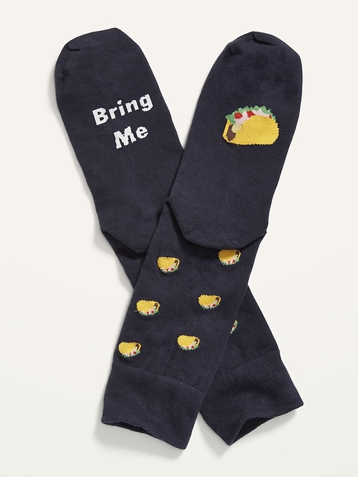 View large product image 1 of 2. Printed Novelty Statement Socks