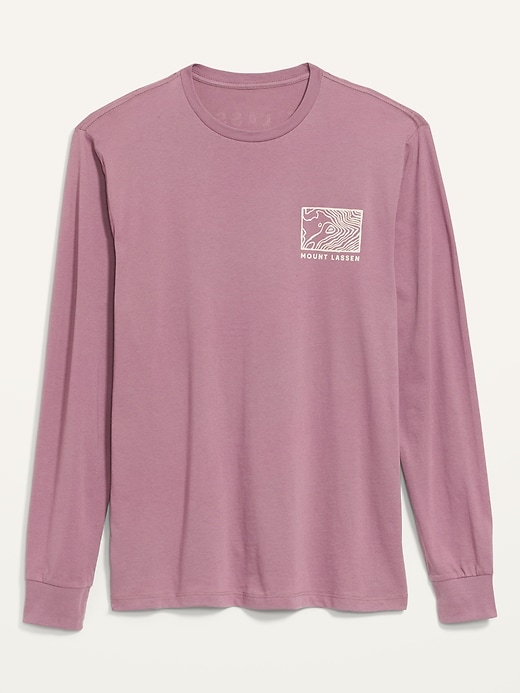 Soft-Washed Long-Sleeve Graphic T-Shirt for Men | Old Navy