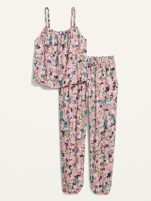 Image number 4 showing, Printed Pajama Cami and Jogger Pants Set