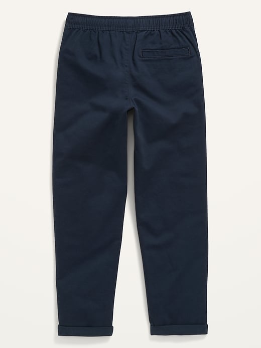 View large product image 2 of 2. Slim Taper Built-In Flex Pull-On Uniform Pants For Boys