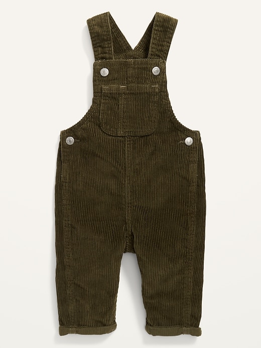 View large product image 1 of 1. Unisex Corduroy Overalls for Baby