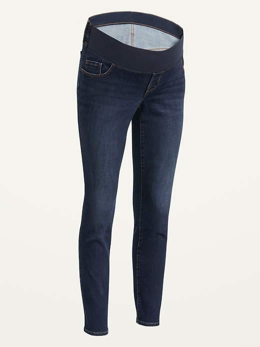 Image number 5 showing, Maternity Low-Panel Pop Icon Skinny Jeans