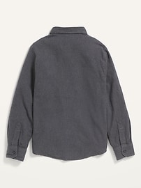 Built-In Flex Flannel Utility Pocket Shirt For Boys