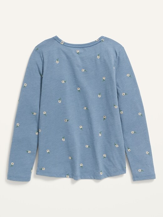 View large product image 2 of 2. Softest Long-Sleeve Printed T-Shirt for Girls