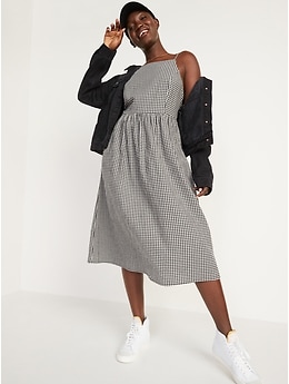 Old navy blue gingham on sale dress