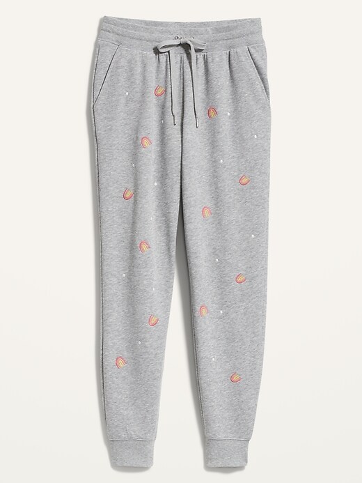 Image number 4 showing, Vintage Mid-Rise Embroidered Jogger Sweatpants