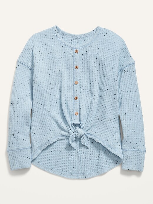thermal tie front top