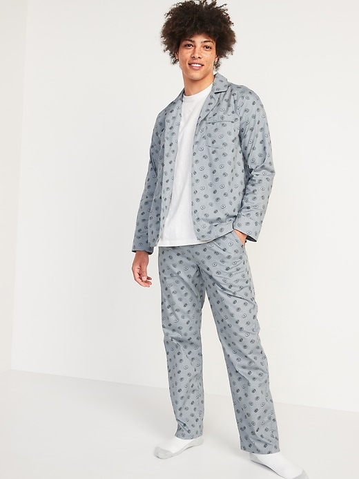 Old Navy Poplin Pajama Set for Men. 1