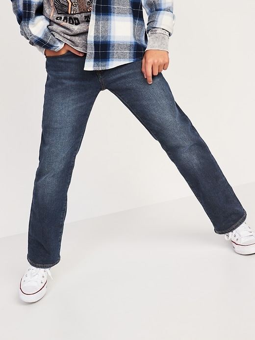 Old Navy Boot-Cut Built-In Flex Jeans for Boys. 1