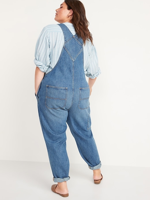 Image number 8 showing, Slouchy Straight Jean Overalls
