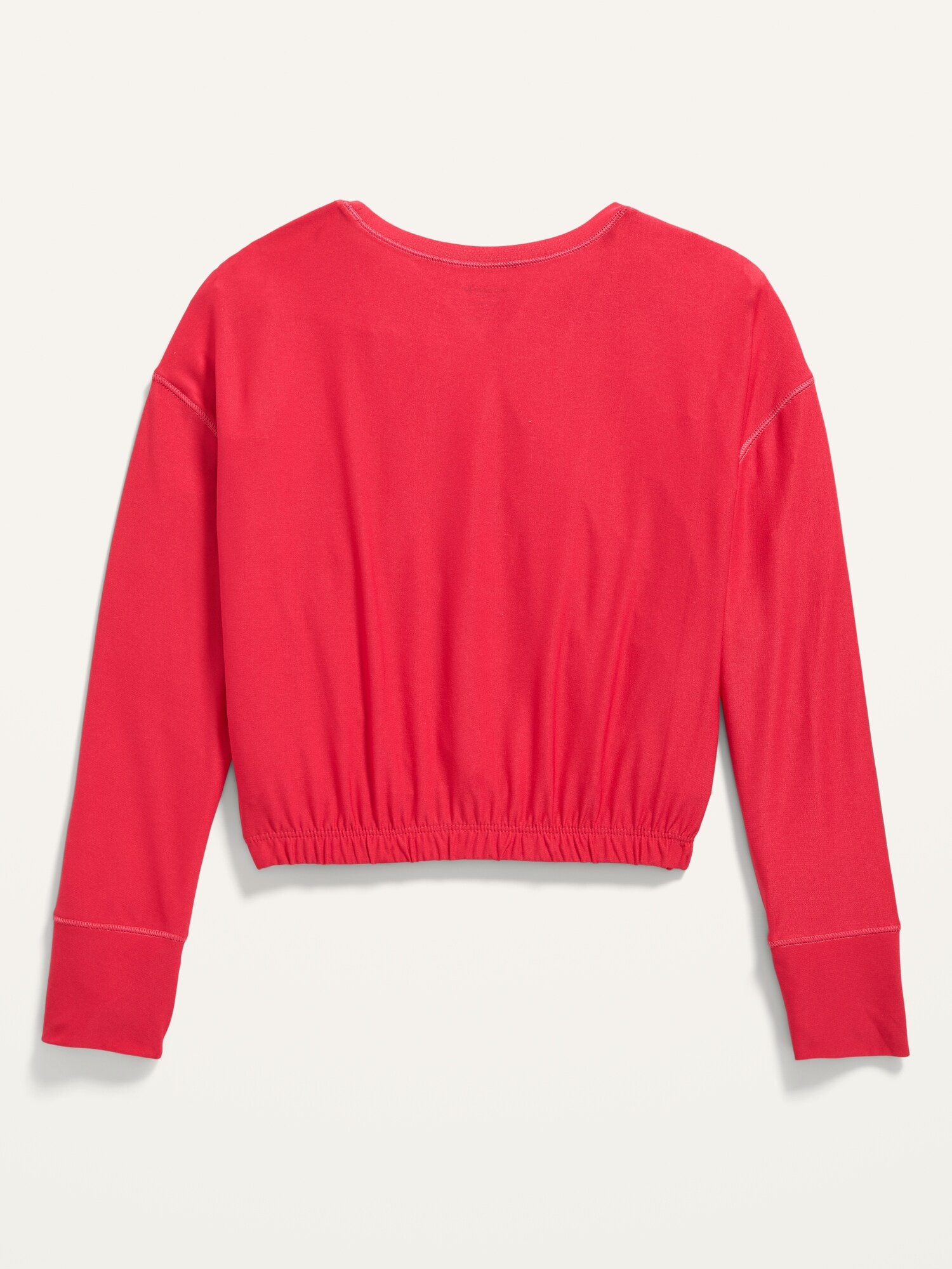 Breathe ON Cropped CinchedHem Top for Girls Old Navy