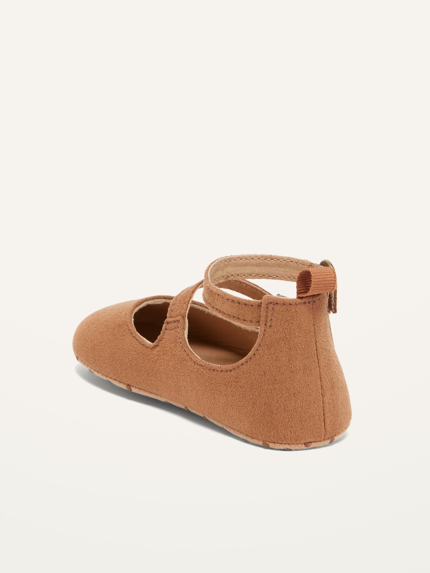 FauxSuede DoubleBuckle Ballet Flats for Baby Old Navy