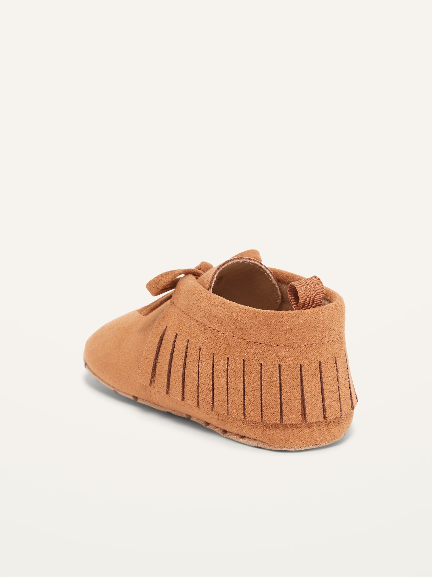 Unisex FauxSuede Moccasin Booties for Baby Old Navy