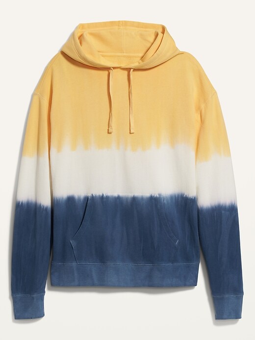 View large product image 2 of 2. Vintage Dip-Dye Gender-Neutral Pullover Hoodie for Adults