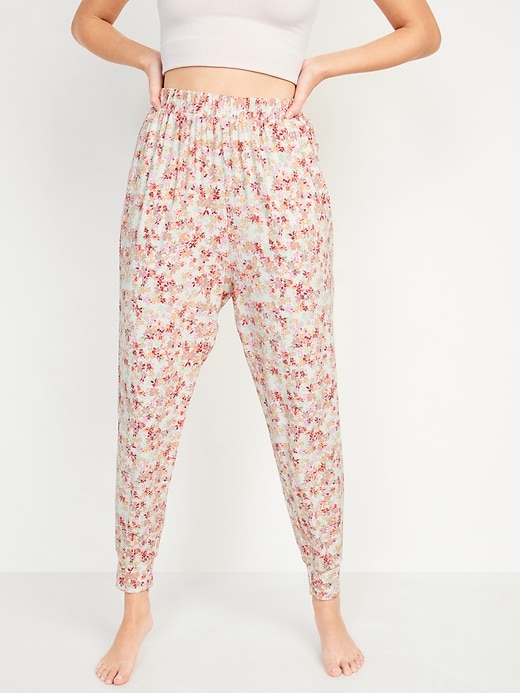 Image number 5 showing, High-Waisted Sunday Sleep Ultra-Soft Jogger Pajama Pants
