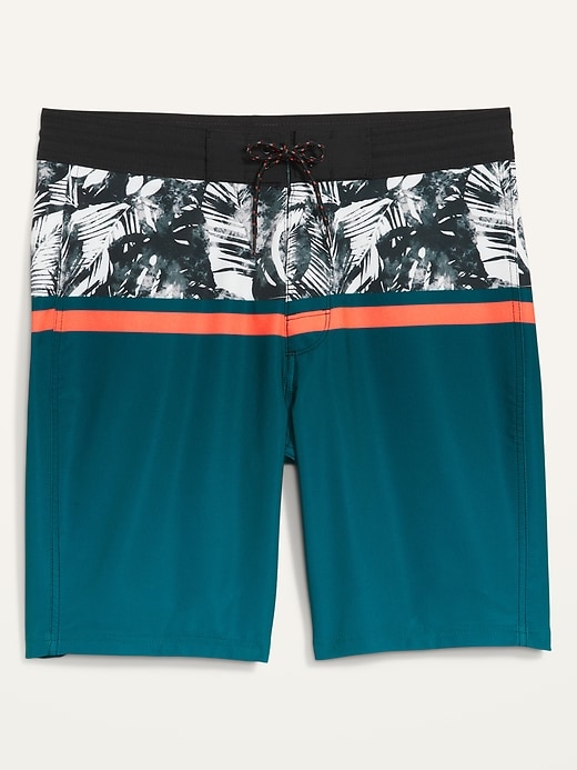 Patterned Built-In Flex Board Shorts for Men -- 10-inch inseam