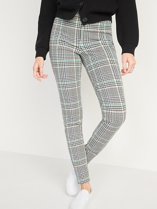 Image number 5 showing, High-Waisted Printed Pixie Skinny Pants