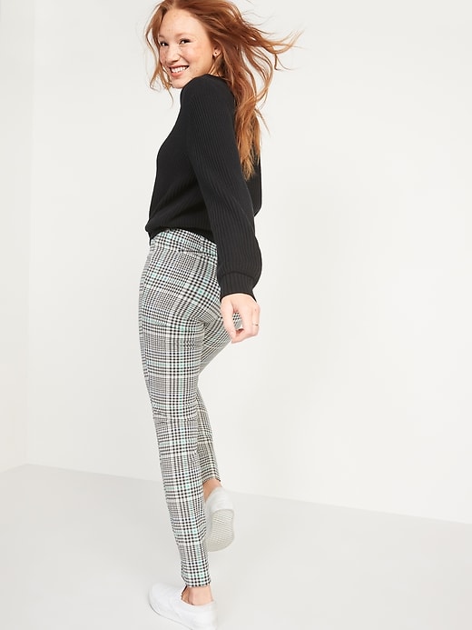Image number 6 showing, High-Waisted Printed Pixie Skinny Pants