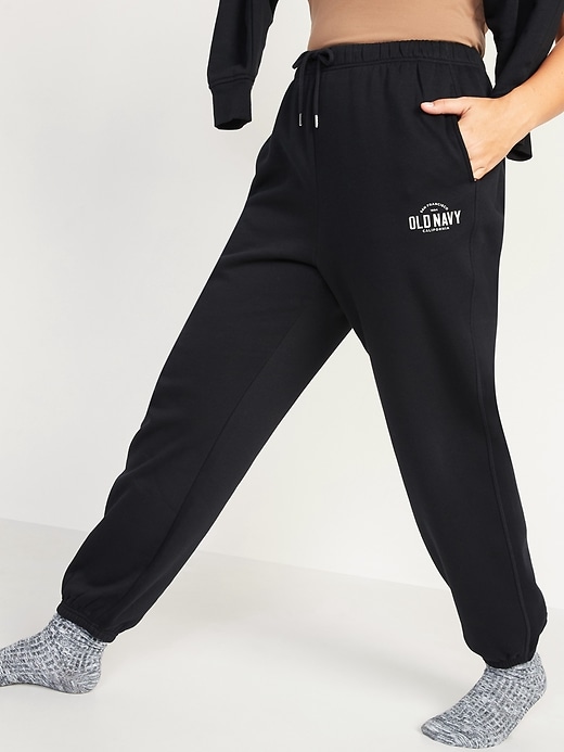 Extra HighWaisted LogoGraphic Sweatpants for Women Old Navy