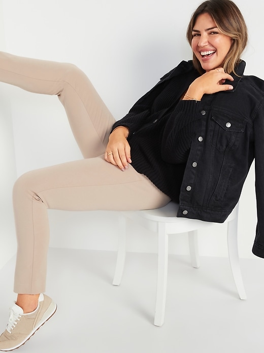 Image number 3 showing, High-Waisted Never-Fade Pixie Ankle Pants for Women