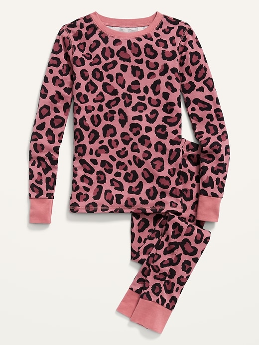 View large product image 1 of 1. Gender-Neutral Printed Snug-Fit Pajama Set for Kids