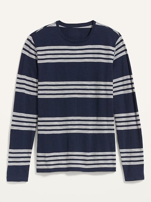 Image number 4 showing, Soft-Washed Striped Long-Sleeve T-Shirt